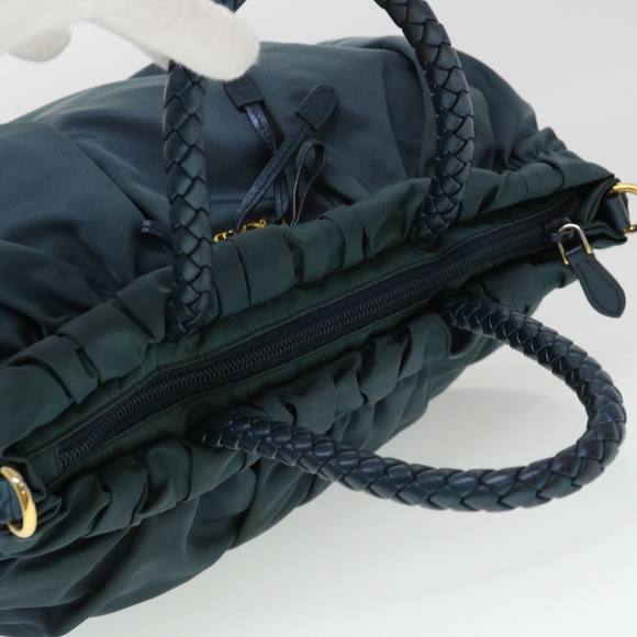 PRADA Hand Bag Nylon 2way Blue Auth bs4753 - Picture 6 of 16